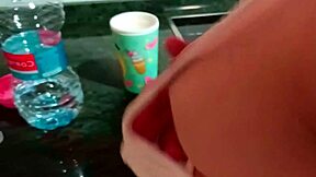 young girl with tasty pussy rides guys in voyeur fun