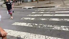 Look At Girls With Collars In Sao Paulo Exhibitionism!