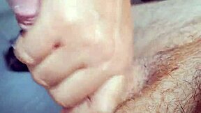 subtle handjob from teen friend, asian and european mix.