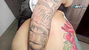 Colombian maids like katty blake fuck hotel client in pov.