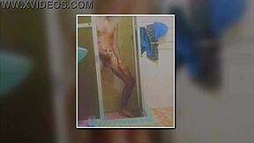 Who’s cumming hard in this solo shower masturbation?