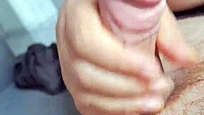 subtle handjob from teen friend, asian and european mix.