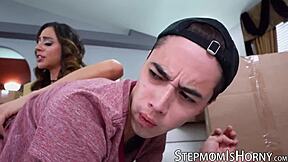 Beautiful half asian babe takes cum load in mouth, she shares in her sex diary