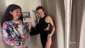 Naughty boy gets cum on face during bareback ass licking at usa beach voyeur scene