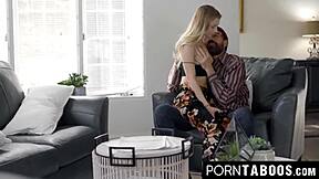 Blonde Teen Riley Holmes Gets Intense Doggy Fuck From Horny Stepfather
