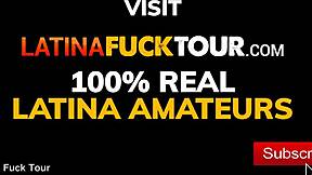 Tiny Colombian Teen Railed At Work