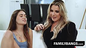 Familybangs Com ⭐ Teen Falls To Stepmom's Pussy Temptations Sera Ryder Kayla Paige