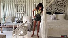 prank on snake-catching girl - flashed my snake in pants for a wild reaction