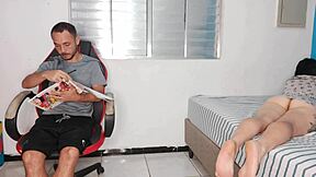 Excited Stepsister Exposes Ass To Tease Stepbrother