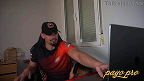 In this story, the bride heats up the couple while teleworking with licks and cowgirl.