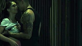 Intense Nylon Feet Domination With Glasses