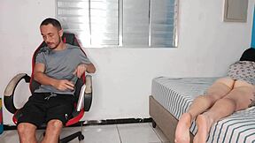 Excited Stepsister Exposes Ass To Tease Stepbrother