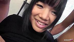 uhh, i think i got this wrong, but petite japanese teen 18+ with big natural tits does first blowbang and bukkake facial in uncensored jav.