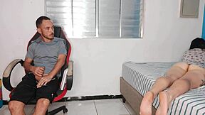 Excited Stepsister Exposes Ass To Tease Stepbrother