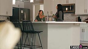 Stepuncle Fucks Asian Teen 18+ Stepdaughter Upon Arrival with Pussy Licking and Taboo Sex