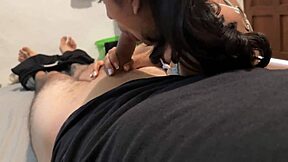 Anak Tiri Aku Hisap Dan Tunggang Kote Aku Dengan Ghairah Sebelum Isteriku Datang