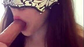 Russian brunette exposes pussy for tongue and toys