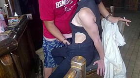 pussyjob standing sex with stepsis just the tip 😏