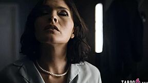 i'm the paranoid wife who doesn't trust the new teen babysitter, but she fucks my husband anyway