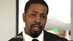 gia derza, why are you masturbating at work? isiah maxwell catches you and fucks your ass hard