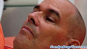 Sweet Teen Loves Grandpa's Cum Taste.