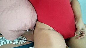 stepmom's tits ready for sucking in amateur masturbation