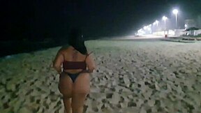 Teen Flashes Big Ass and Nipples Solo