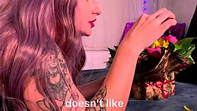 hot girl rides big rubber cock solo 😍