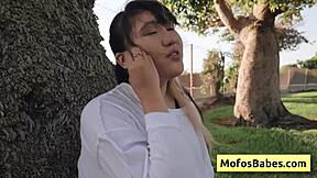 sexy hot asian teen 18+ reveal natural big boobs to friend outdoors tomie tang charles dera?