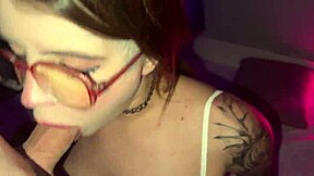 deepthroat with big cock & face finish