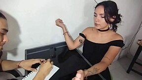 Hot latina student seduced by perverted english teacher