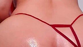 Sexy Latina With Big Ass Masturbates To Squirts Then Anal