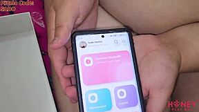 My holes perforated with Trilux app-controlled rabbit vibrator from Honey Play Box