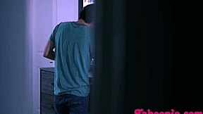 star wars parody with teen blondes in threesome, taboo family fun