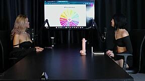 Ariane kimiko moans with toy over panties, shares sex story with mc lan