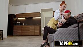 Two Russian Teens Licking Dude's Ass