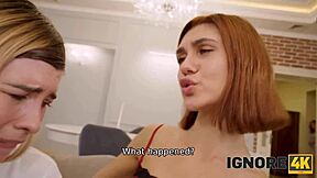 Russian Teens Engage In Hardcore 4some Sex