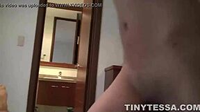 Tiny Tessa fucked by boyfriend hard
