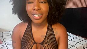 Ebony Pornstar Gives Guided Jerk Off Instructions To Cum In 3 2 1