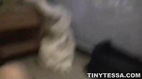 Tiny Tessa fucked by boyfriend hard