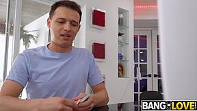 Little 18+ with big tits in taboo POV reality scene.