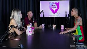 have you seen the compilation of caroleta roots on bora cast with bruna carlos? part 2 on sheer red, with big ass in lingerie