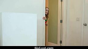 christmas threesome with my hot stepsisters