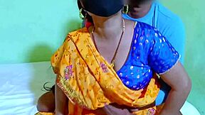 Desi Housewife Sucks Cock and Gets Fucked in Ass in Bedroom