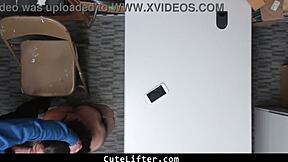 Avi Love Submits To Guard's Monster Cock At Work