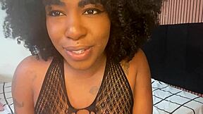 Ebony Pornstar Gives Guided Jerk Off Instructions To Cum In 3 2 1