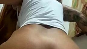 He stuck dick deep in my ass gaping!