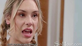 Can't We Fuck Because It's A Step Too Far? Kai Jaxon And Dylan Moore Explore Taboo Fantasies In This Petite Blonde Scene.