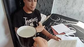 Horny secretary's deep throat leads to hard anal after work