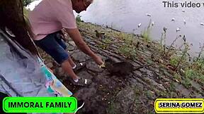 Dean and Dan Double Pound Petite Serina Gomez's Pussy in Prague